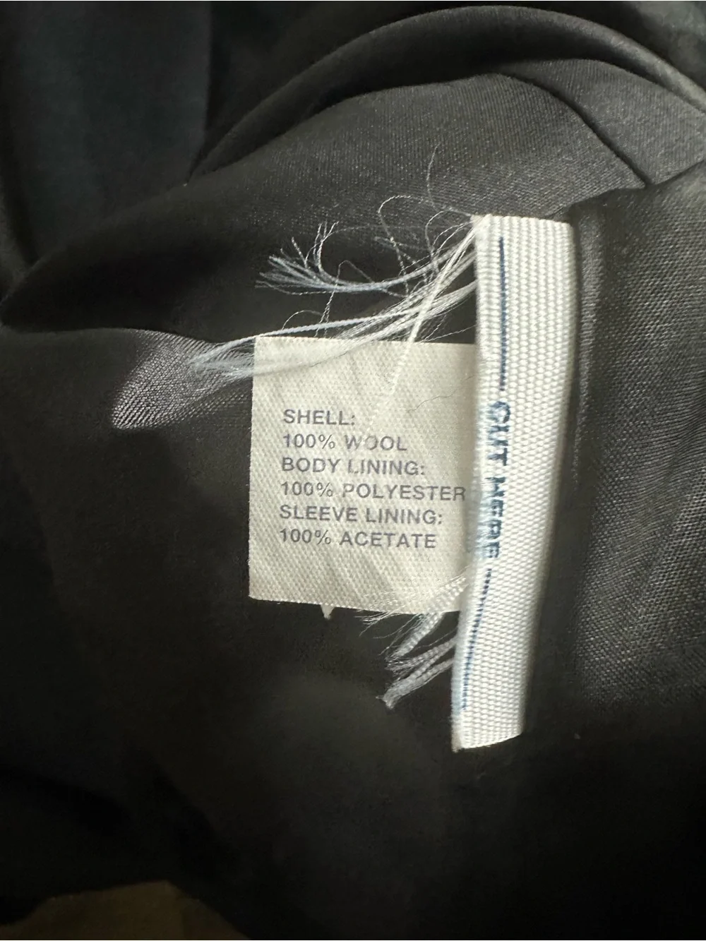 GAP Women’s Dark Gray Tailored Academy Blazer Jacket Size 6